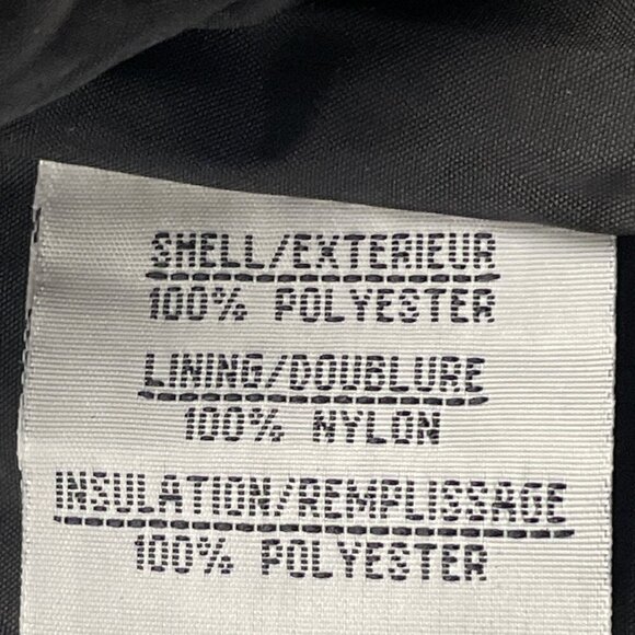 I. Spiewak And Sons Quilted Insulated Jacket Men’s L Black Full Zip Polyester - Picture 8 of 13